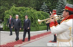 Приезд президента Сербии.